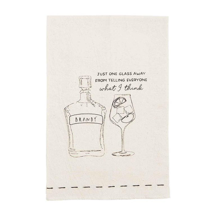 Brandy Drink Dish Towel-Towels-Lemons and Limes Boutique