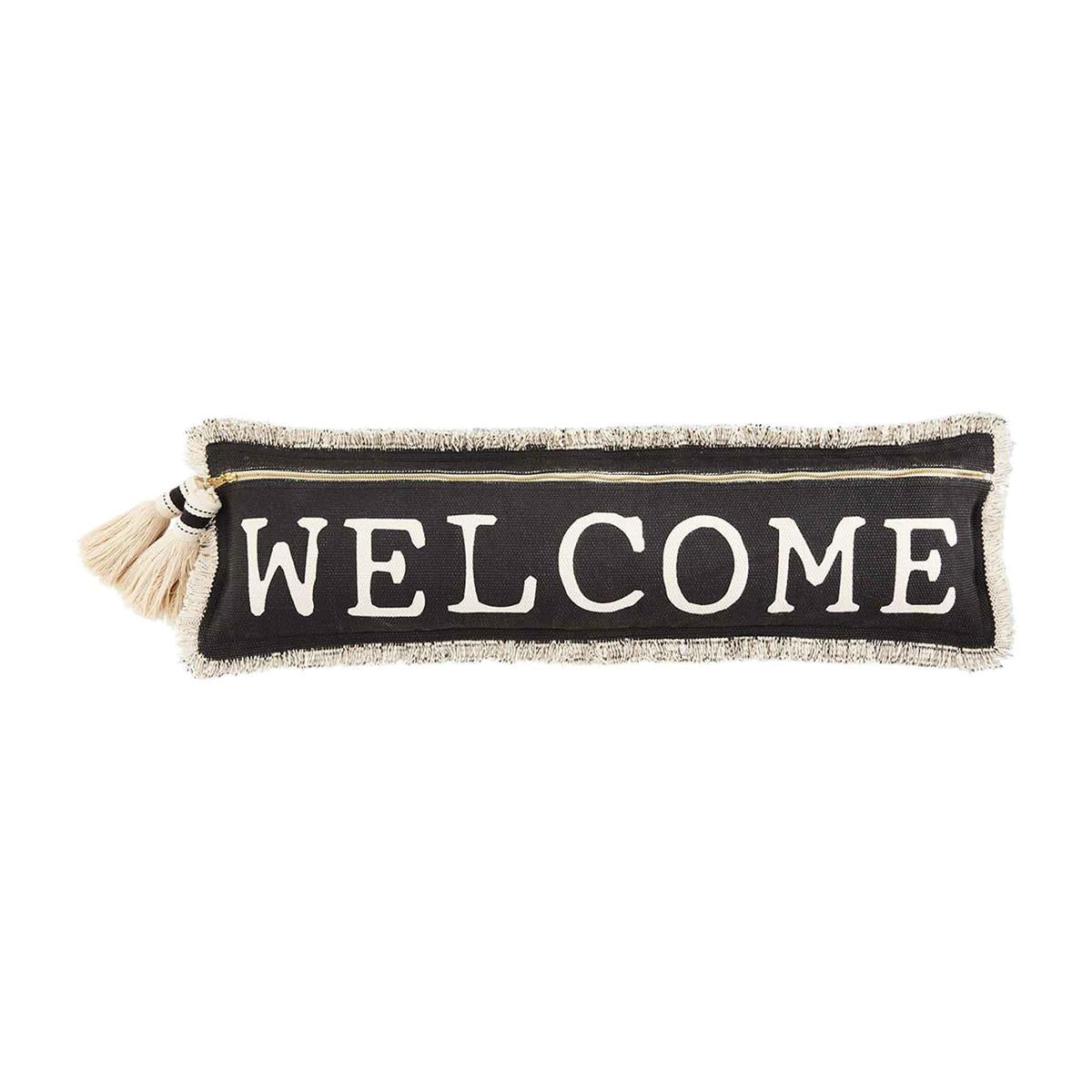 Long Welcome Tassel Pillow--Lemons and Limes Boutique