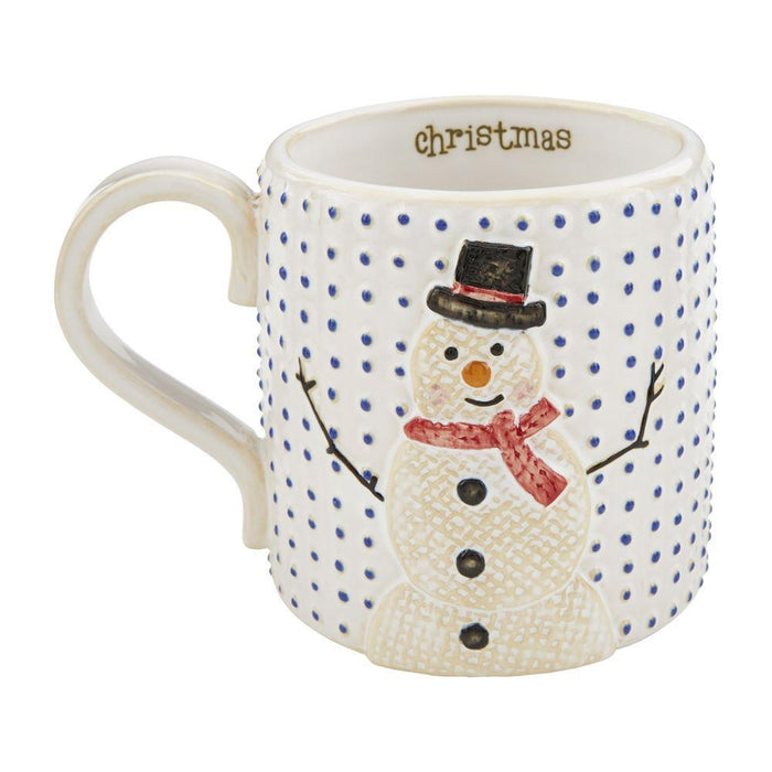 Snowman Christmas Mug-Drinkware-Lemons and Limes Boutique