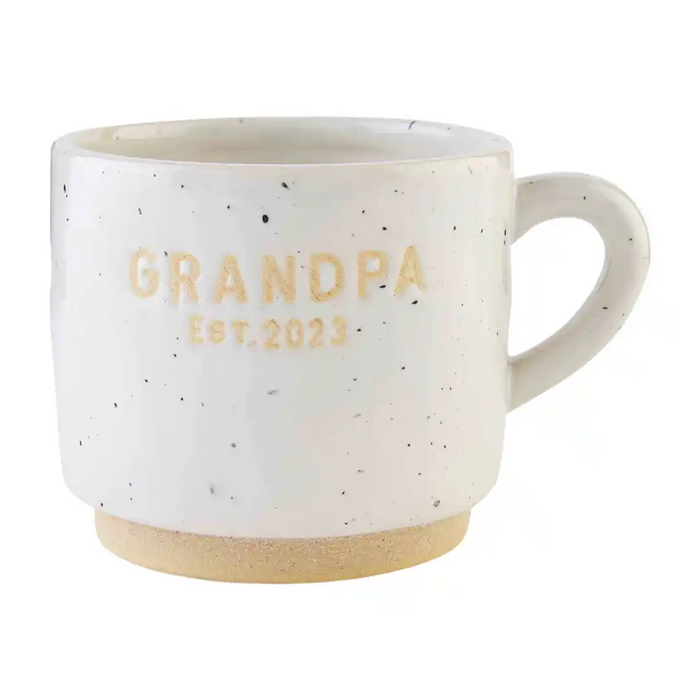 Grandpa Est. 2023 Stacking Mug--Lemons and Limes Boutique