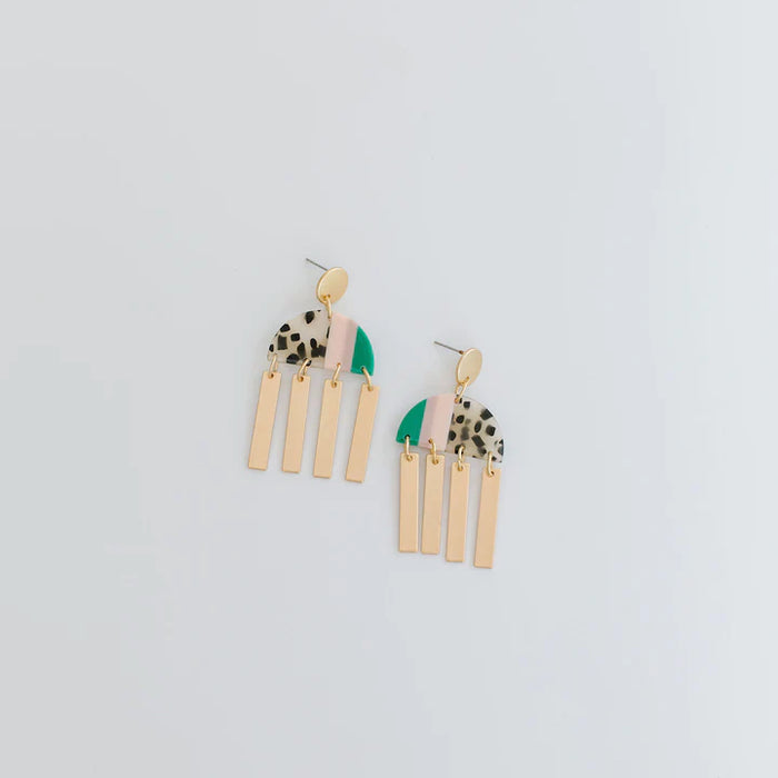 Krista Earrings in Green--Lemons and Limes Boutique