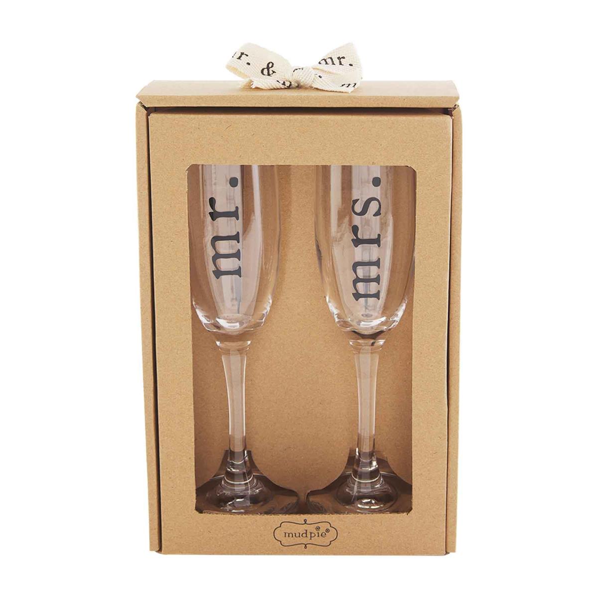 Mr. & Mrs. Flute Set-Drinkware-Lemons and Limes Boutique