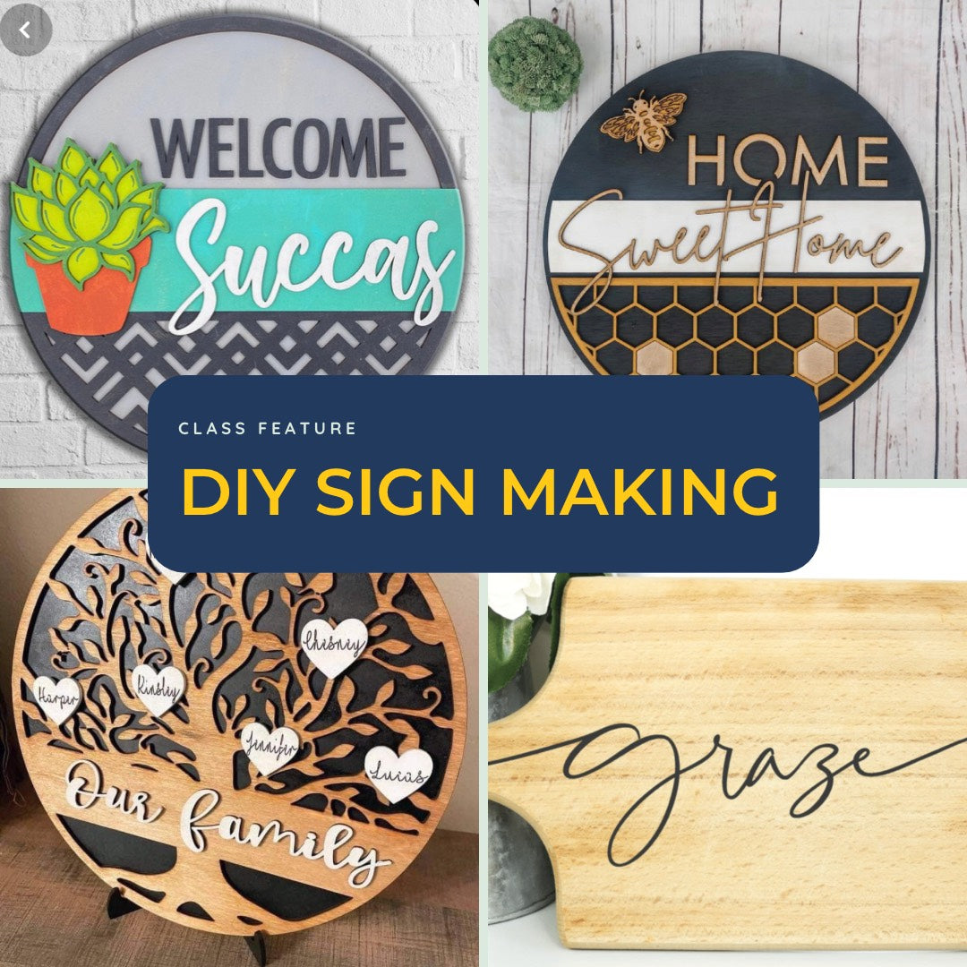 DIY Dimensional Sign with Creative At Home Art August 2nd 6 8pm