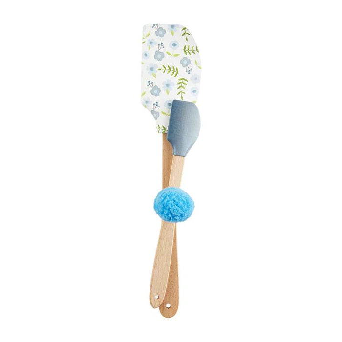 Blue Floral Spatula Set-Utensil Holders-Lemons and Limes Boutique