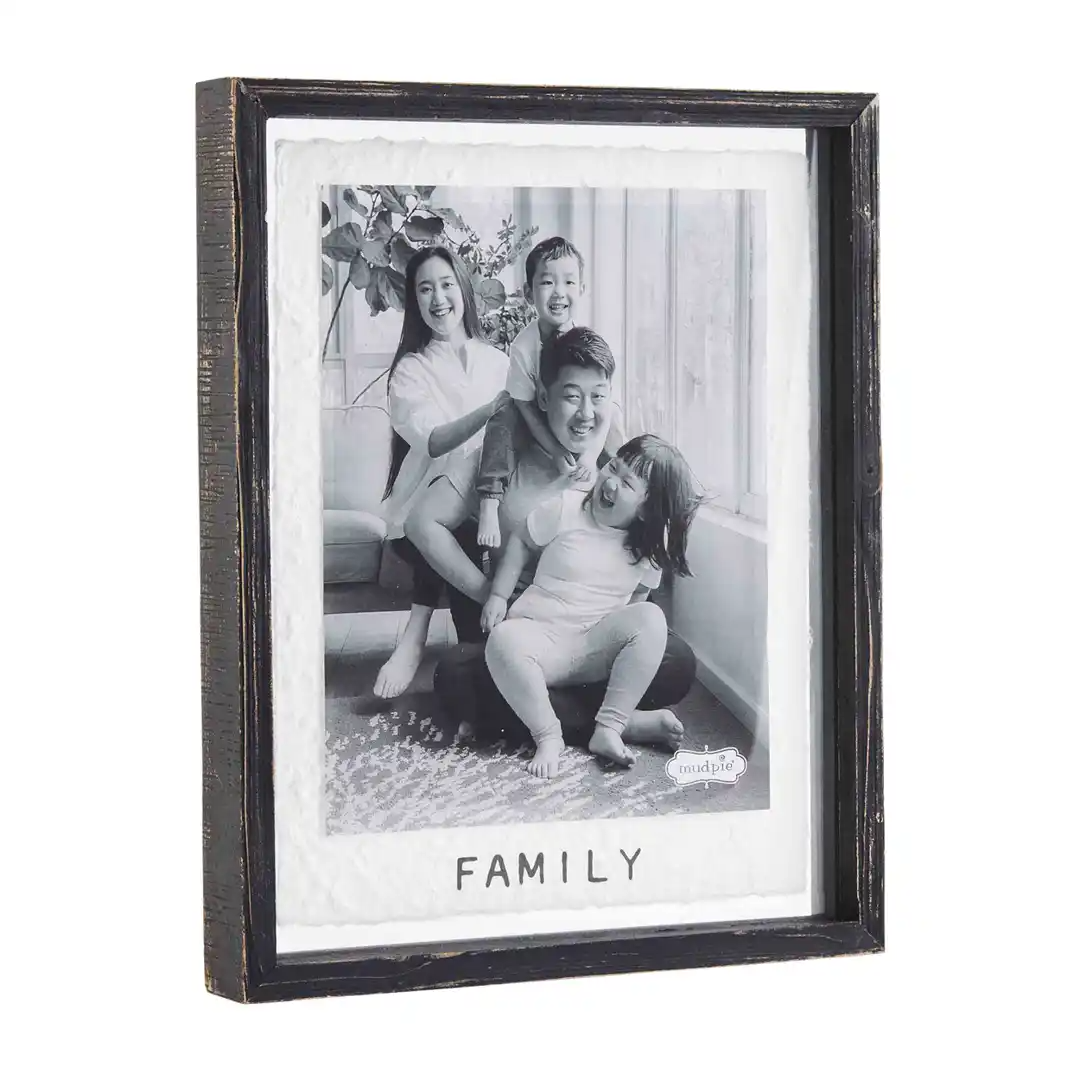 Family Black Glass Frame--Lemons and Limes Boutique