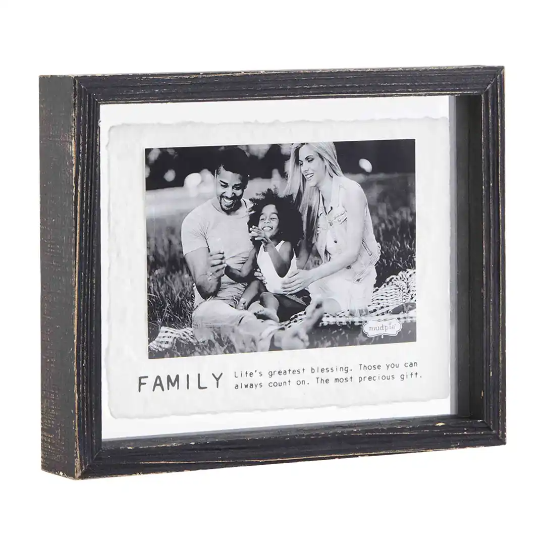 Family Together Black Glass Frame--Lemons and Limes Boutique