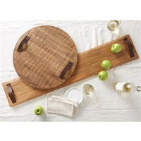Long Oversized Wood Board-Serving Piece-Lemons and Limes Boutique