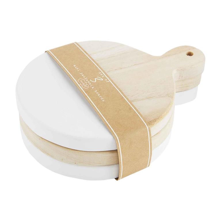 Circular Mini Pauli Boards-Cutting Boards & Cheese Sets-Lemons and Limes Boutique
