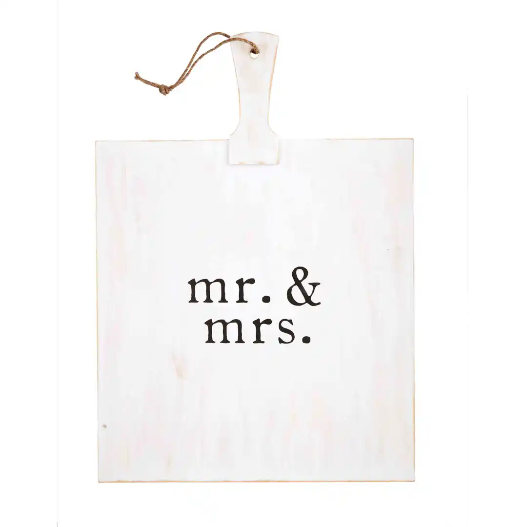 Mr. & Mrs. White Board--Lemons and Limes Boutique