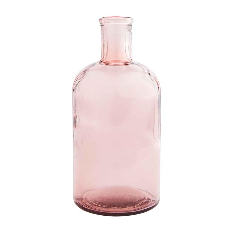 Pink Recycled Bottleneck Vase--Lemons and Limes Boutique