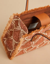 Spartina Anna Fringe Box Tote in Pink House-Tote-Lemons and Limes Boutique