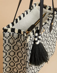 Spartina Cross Stitch Box Tote in City Market-Tote-Lemons and Limes Boutique