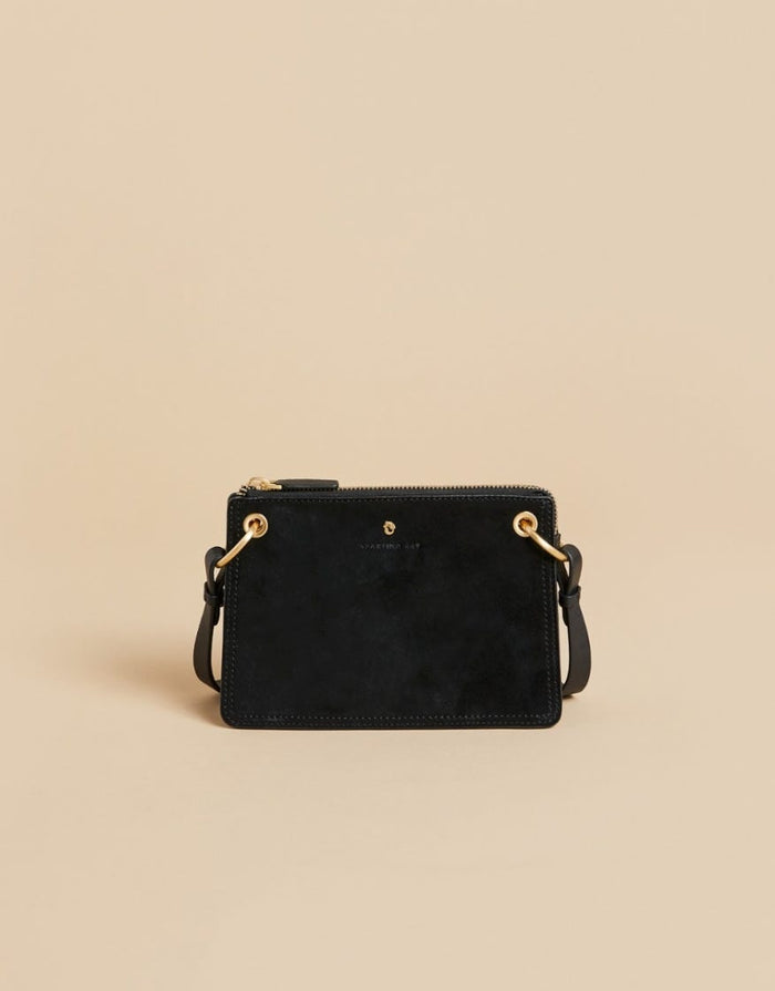 Spartina Siren Carrie Crossbody in Black-Purse-Lemons and Limes Boutique