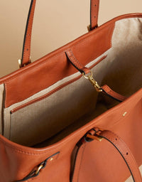 Spartina Siren Jetsetter Tote in Saddle Brown-Tote-Lemons and Limes Boutique