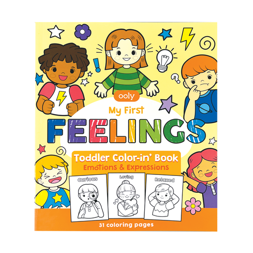 Toddler Coloring Book - Feelings-Lemons and Limes Boutique