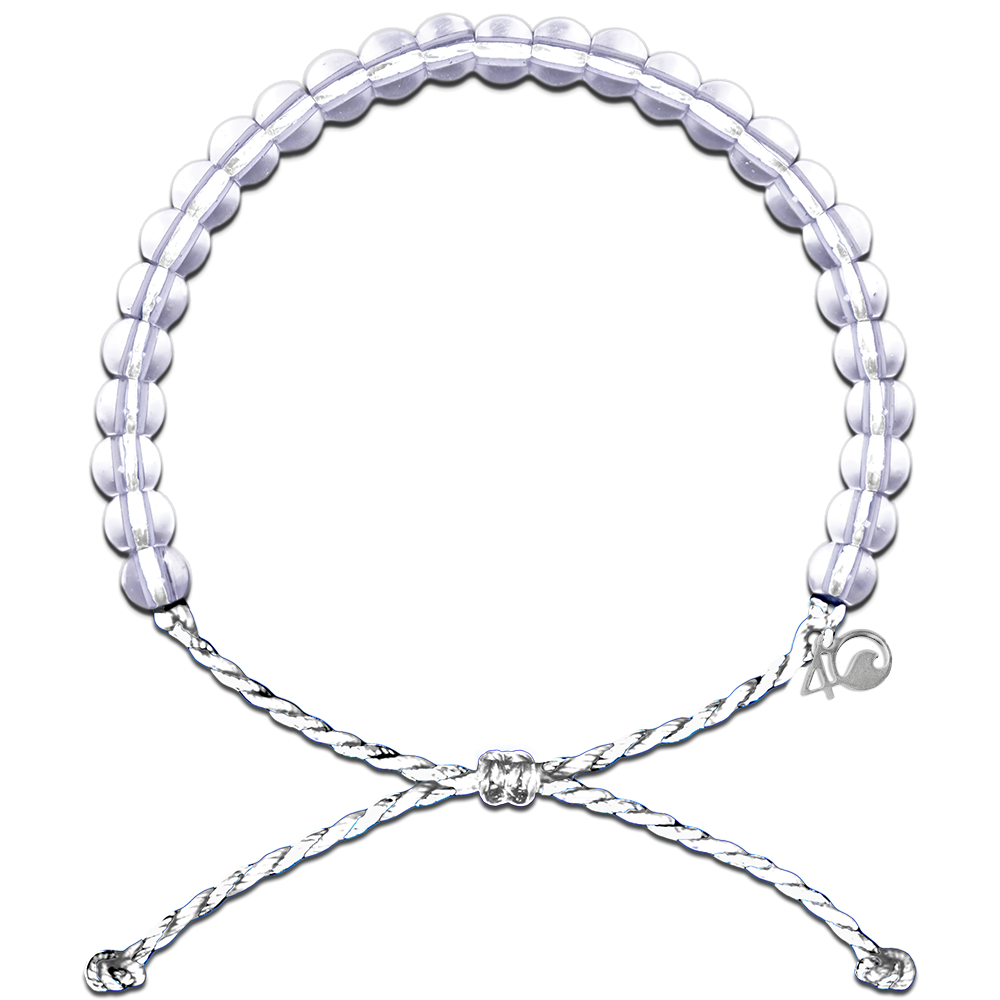 Polar Bear Beaded Bracelet in White 4Ocean-Bracelet-Lemons and Limes Boutique
