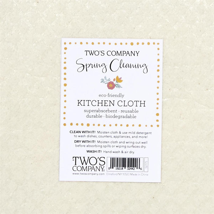 Spring Cleaning Floral Multipurpose Kitchen Cloth--Lemons and Limes Boutique