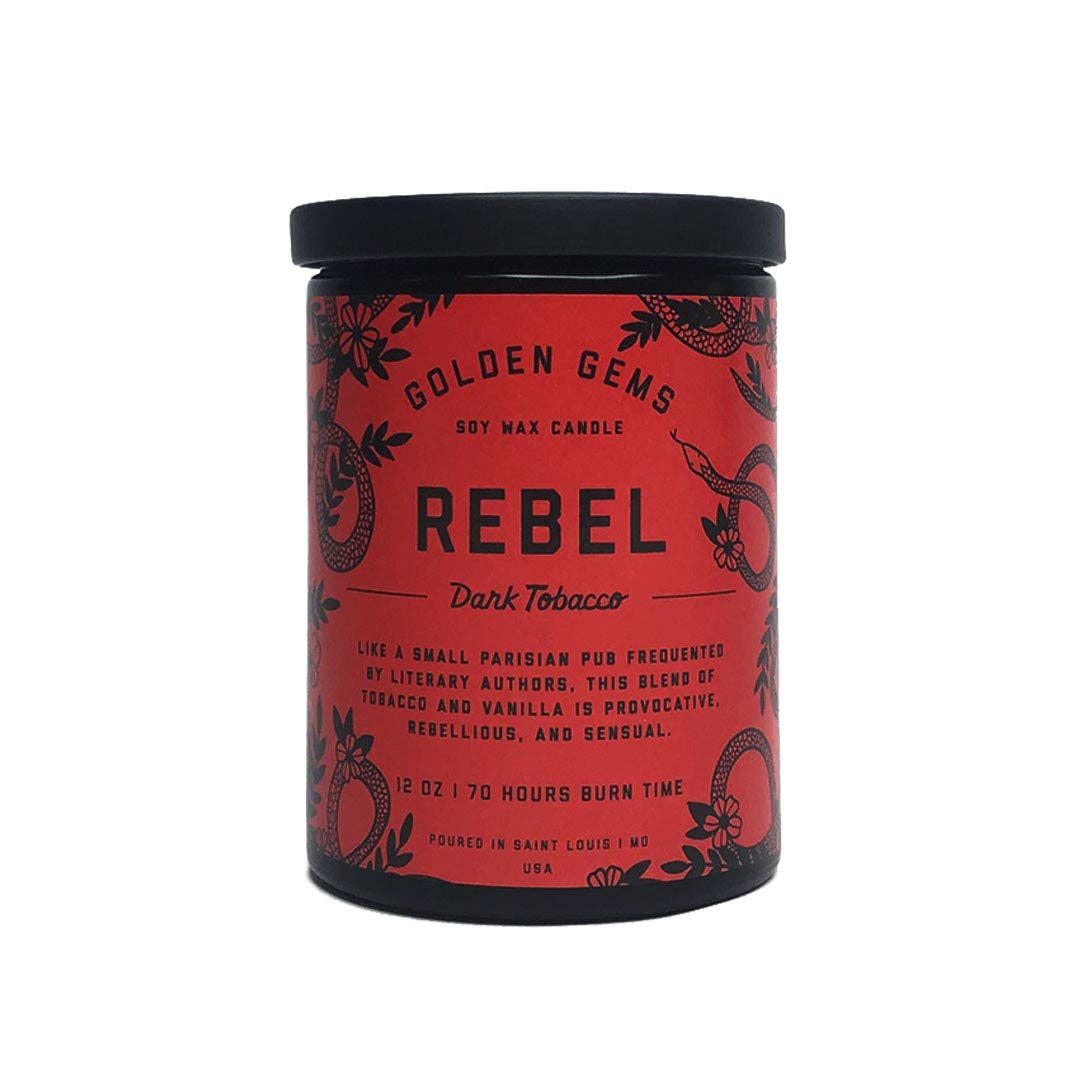 Rebel - Soy Wax Candle--Lemons and Limes Boutique