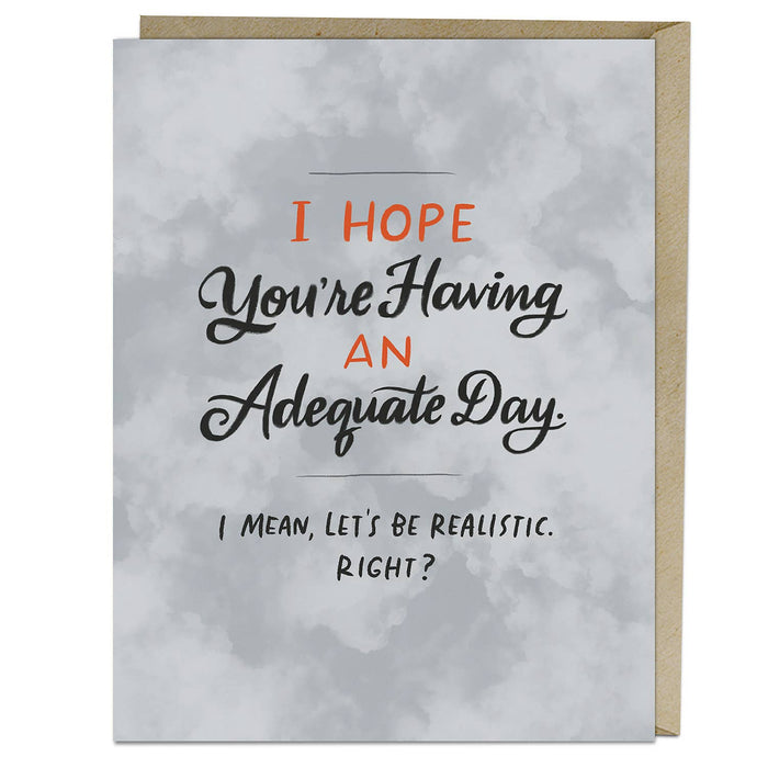 Adequate Day Card-Lemons and Limes Boutique