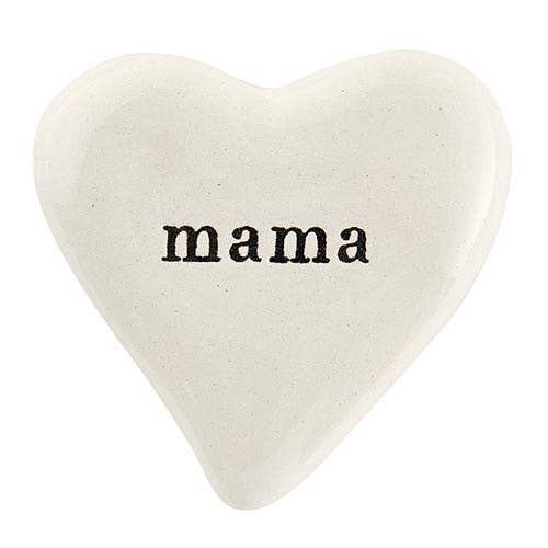 Ceramic Heart - Mama--Lemons and Limes Boutique