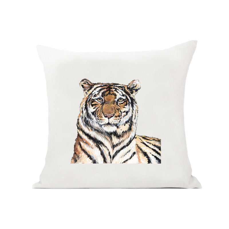 Tiger Pillow--Lemons and Limes Boutique