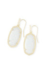 Dani Drop Earrings Gold White Opal by Kendra Scott--Lemons and Limes Boutique