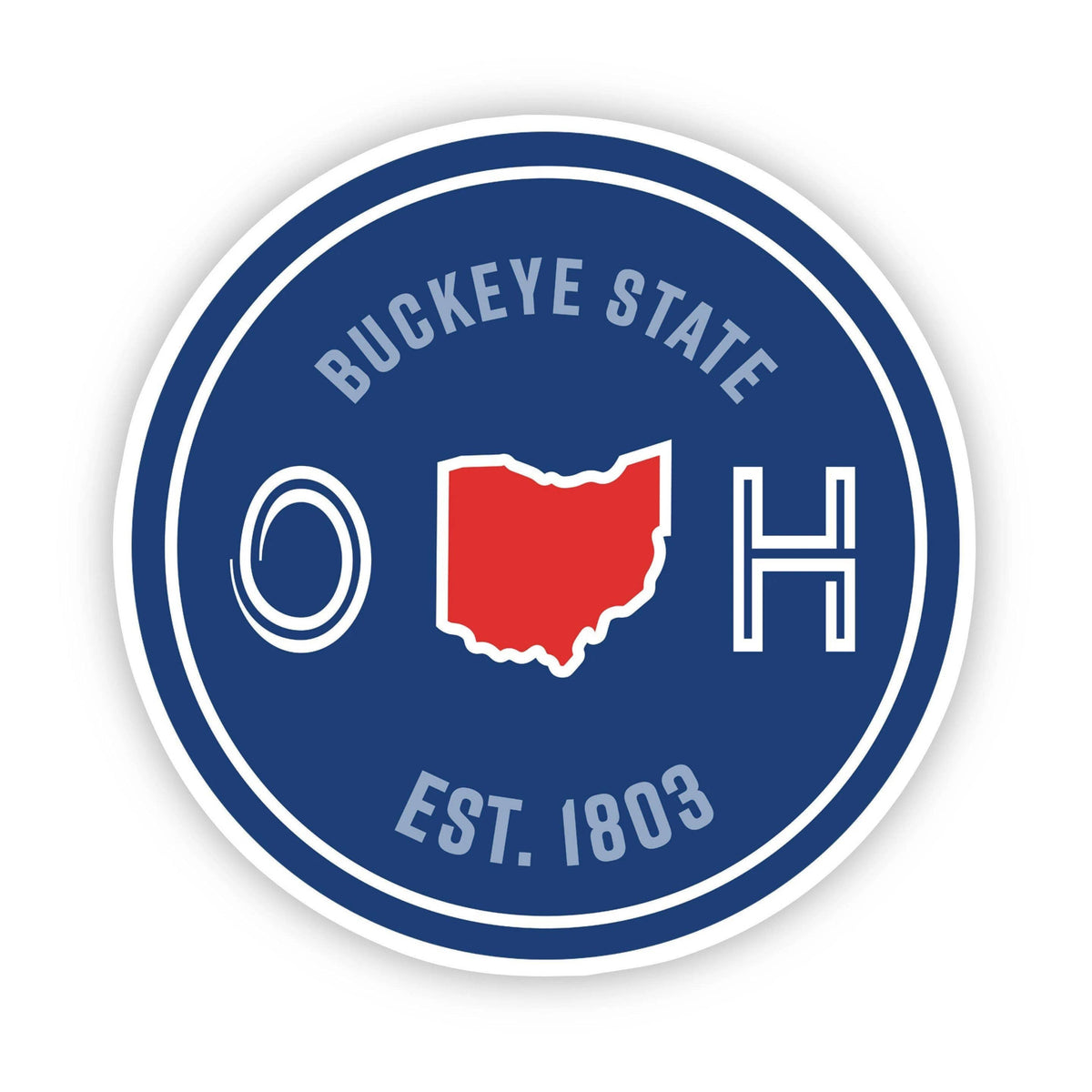 Buckeye State Ohio Sticker--Lemons and Limes Boutique