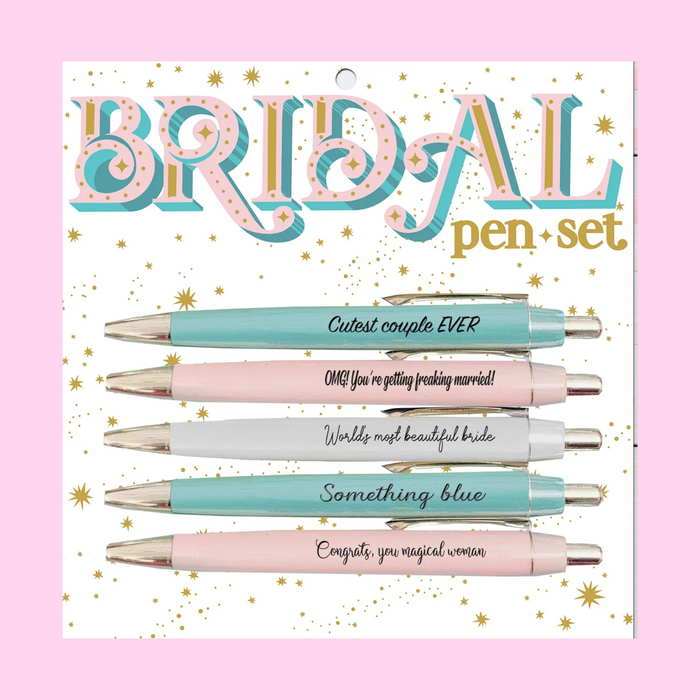 Bridal Pen Set-Lemons and Limes Boutique