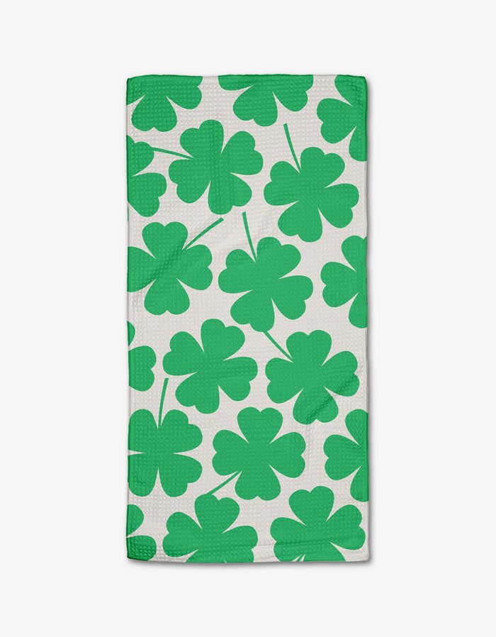 Irish Fields Bar Towel by Geometry-Lemons and Limes Boutique