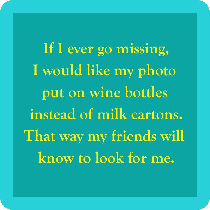 Photo On Wine Bottle Coaster-Lemons and Limes Boutique