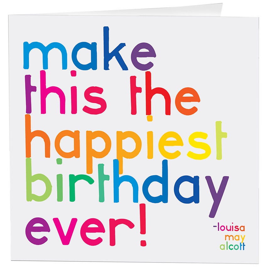 Make This Happiest Birthday Card--Lemons and Limes Boutique