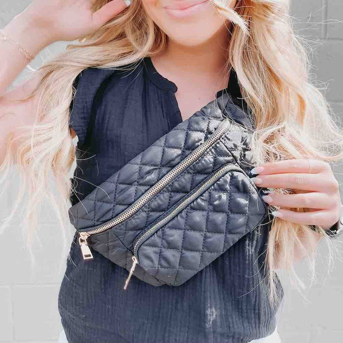 Stevie Sling Bag in Black-Lemons and Limes Boutique