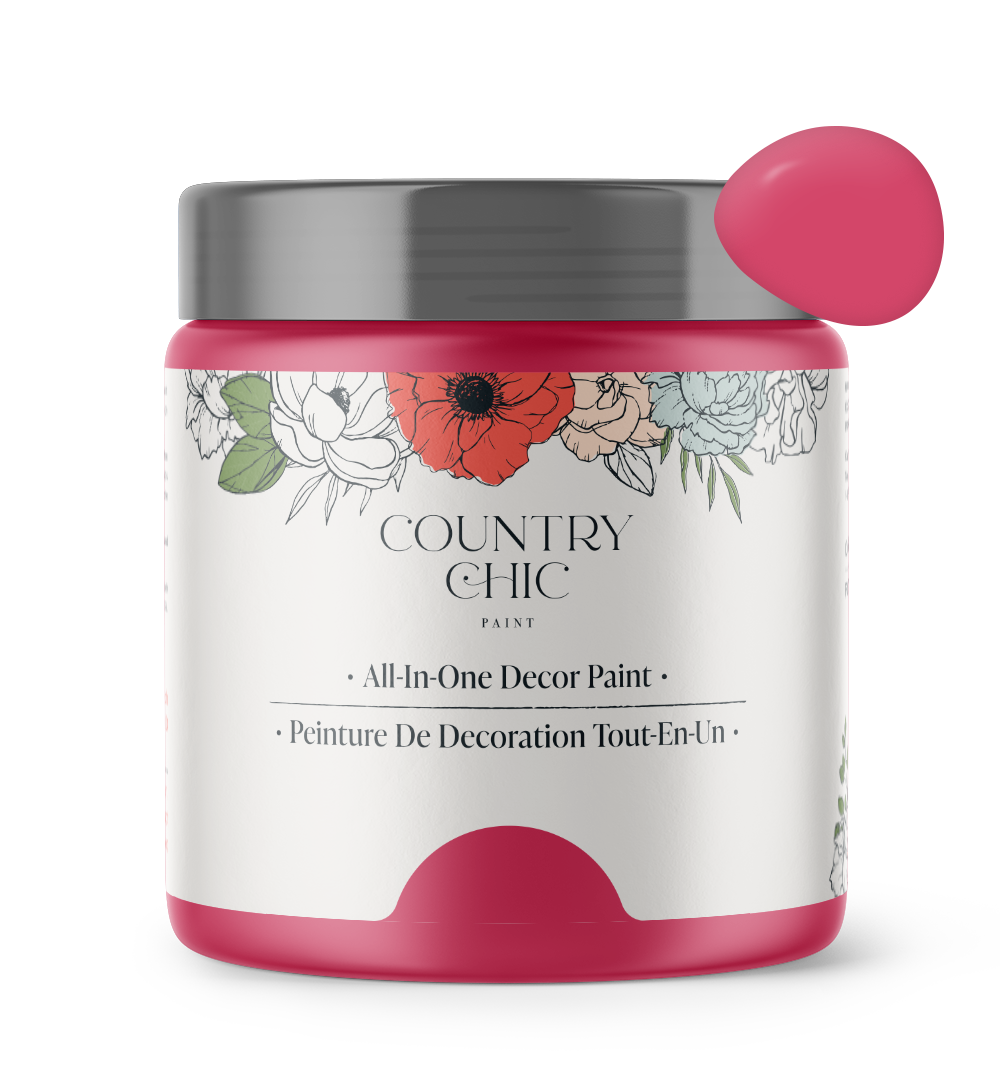 Country Chic Paint - All-in-One Decor Paint - Raspberry Sorbet--Lemons and Limes Boutique