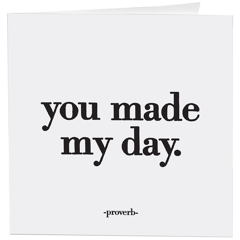 You Made My Day Thank You Card--Lemons and Limes Boutique
