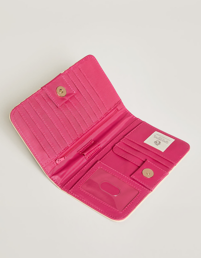 Spartina Snap Wallet in Navy Stripe-Lemons and Limes Boutique