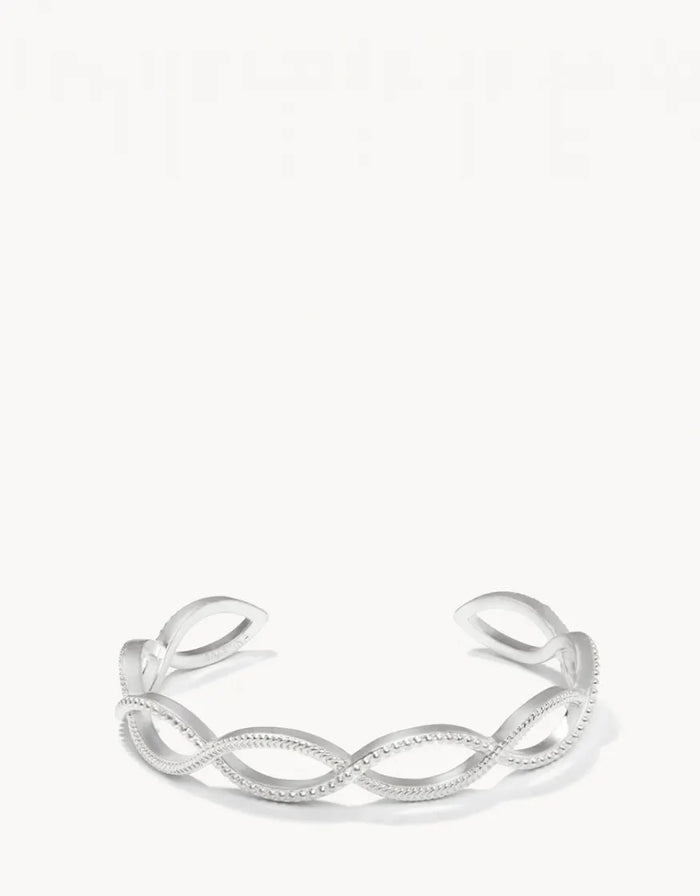 Spartina Harbor Wave Cuff in Silver-Lemons and Limes Boutique