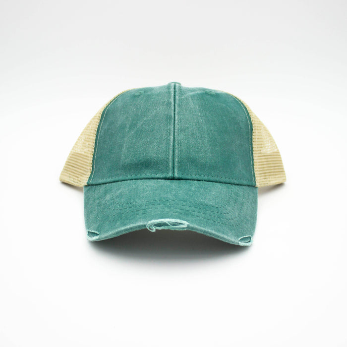MASON Forest Green Trucker Hat--Lemons and Limes Boutique