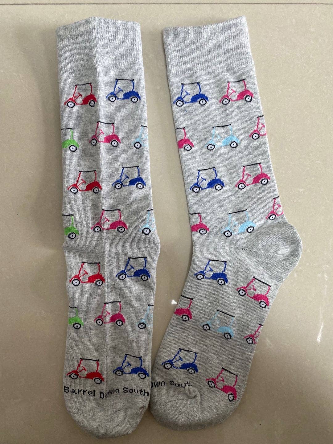 Golf Cart Golfing Socks-Lemons and Limes Boutique