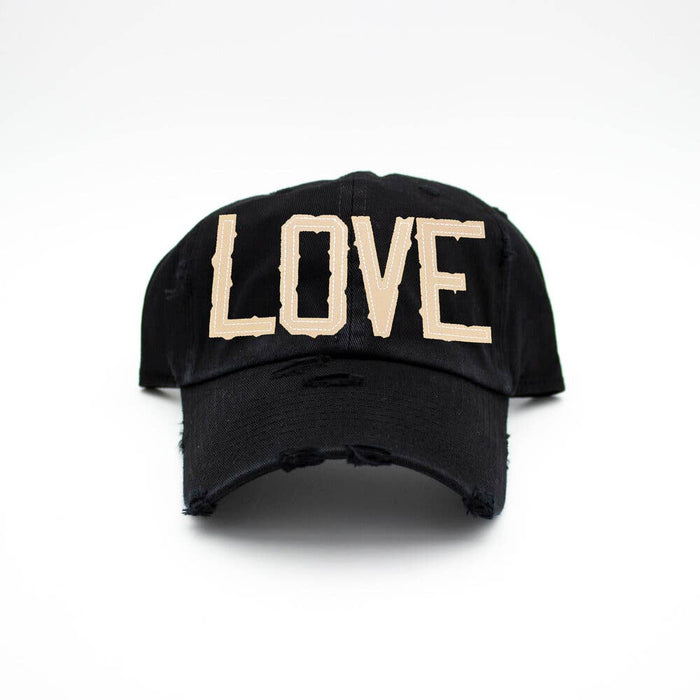 LOVE Black Hat-Lemons and Limes Boutique