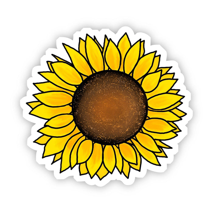 Cute Sunflower Yellow Sticker-Lemons and Limes Boutique