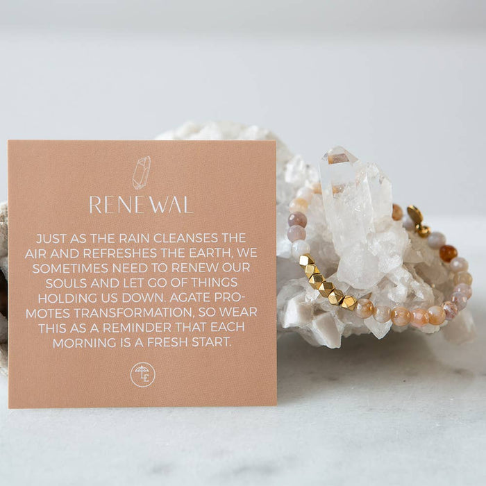 Good Vibes 6mm Gemstone Bracelets Pack-Lemons and Limes Boutique