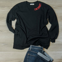 CINCINNATI Pullover with Pockets on Black-Lemons and Limes Boutique