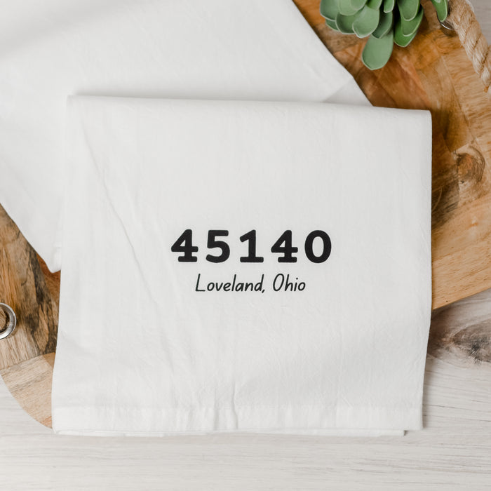 Tea Towel-45140 Loveland Ohio--Lemons and Limes Boutique