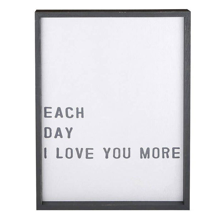 Word Board - Each Day I Love You More--Lemons and Limes Boutique