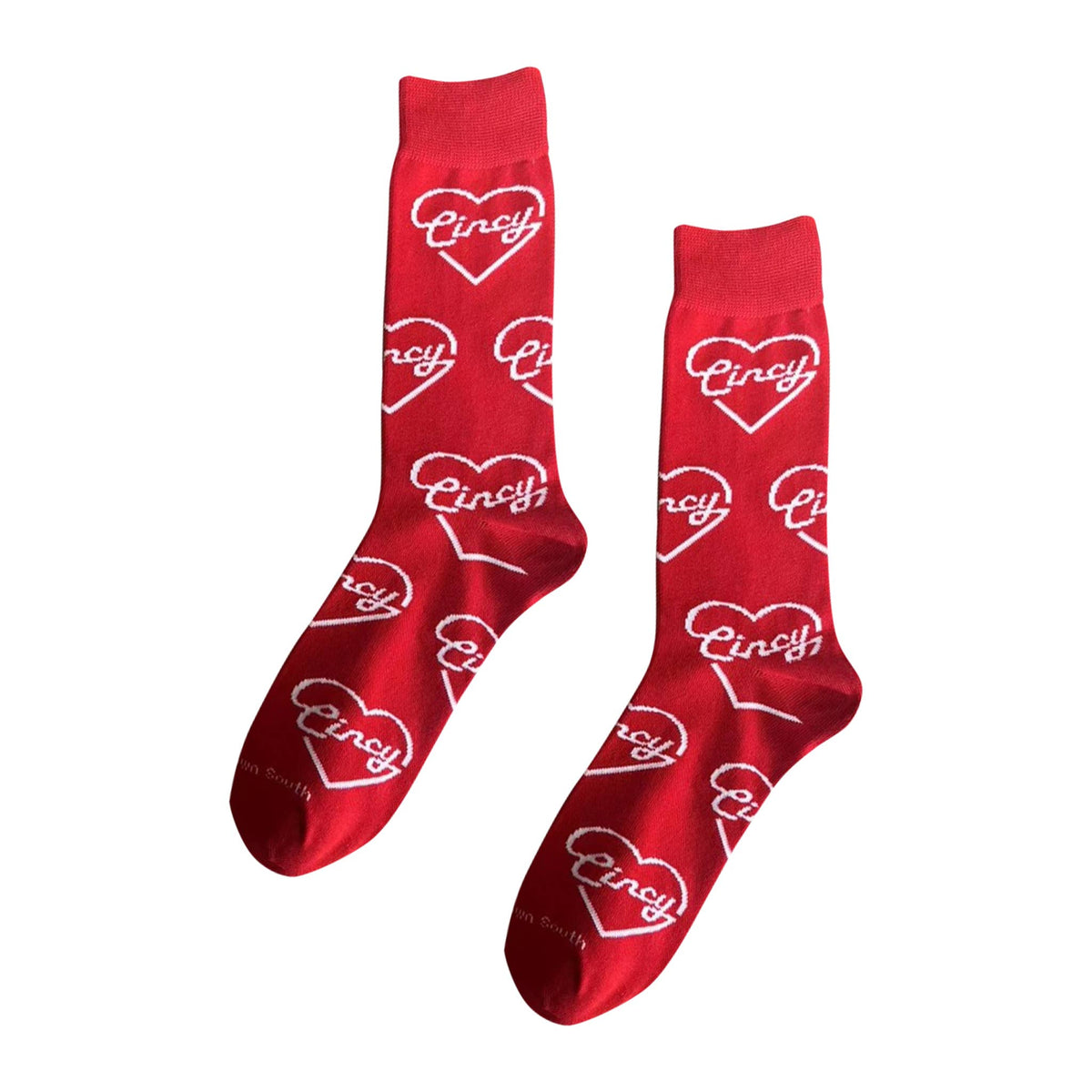 Heart Cincy Cincinnati OH Socks--Lemons and Limes Boutique