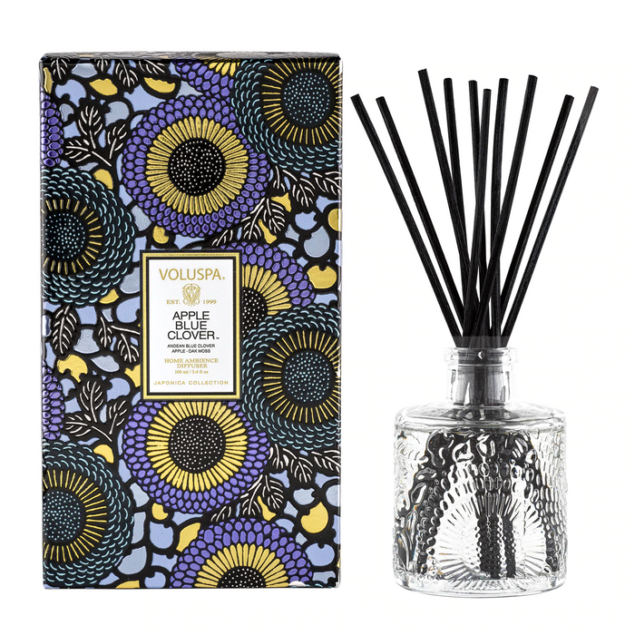 Apple Blue Clover Reed Diffuser Voluspa--Lemons and Limes Boutique