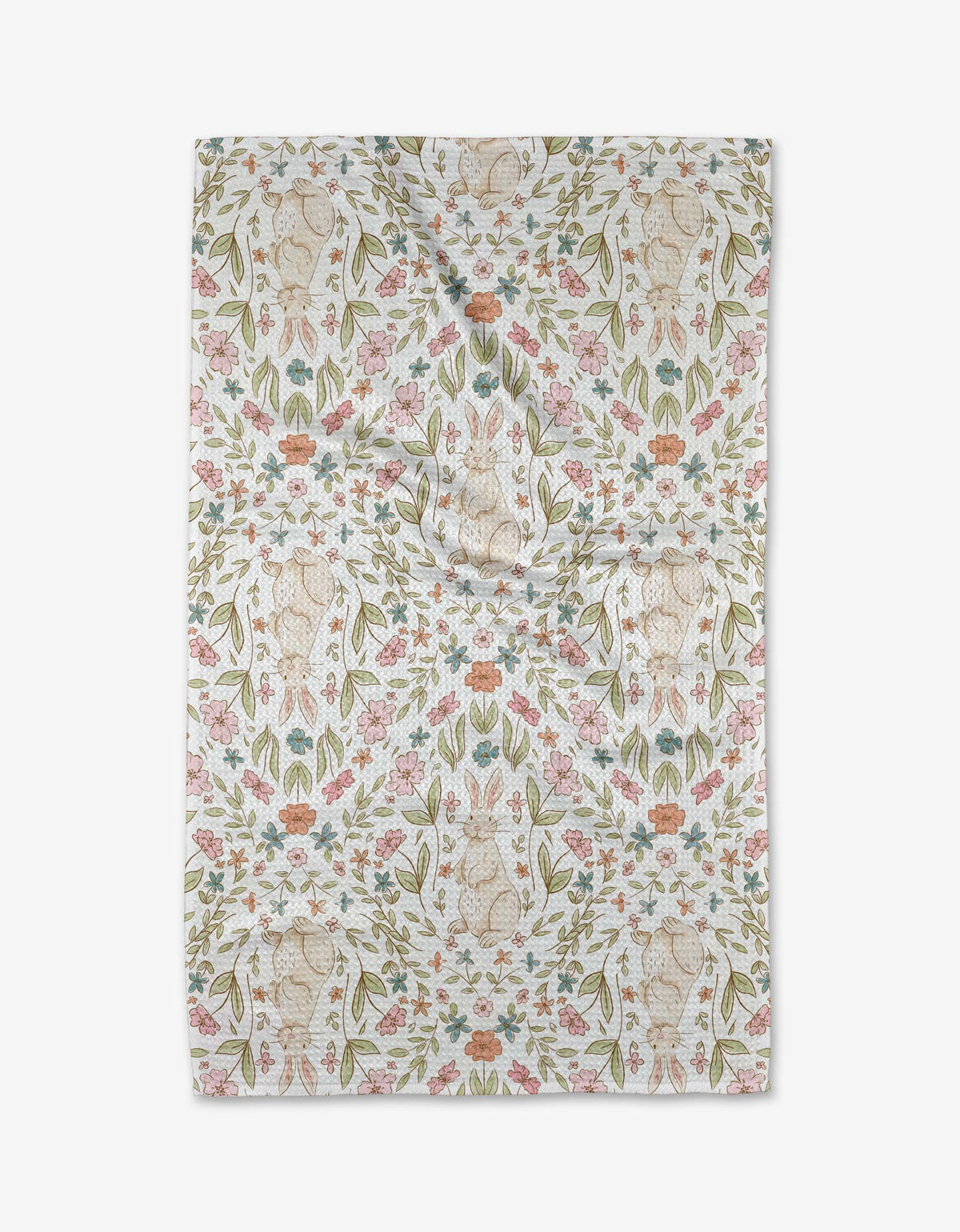 Cottontail Florals Tea Towel by Geometry-Lemons and Limes Boutique