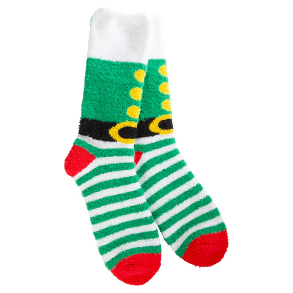 Holiday Cozy Crew Socks-Asstd.-Lemons and Limes Boutique