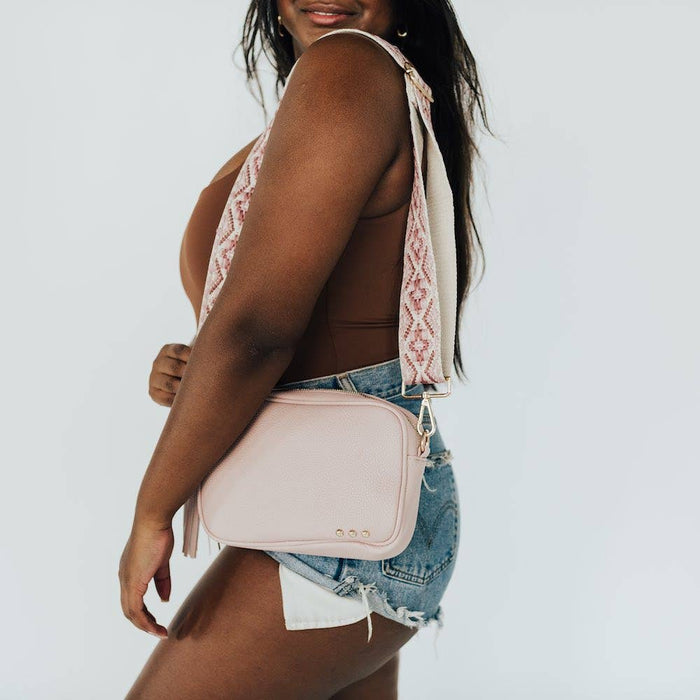 Willow Camera Crossbody Bag in Blush-Lemons and Limes Boutique