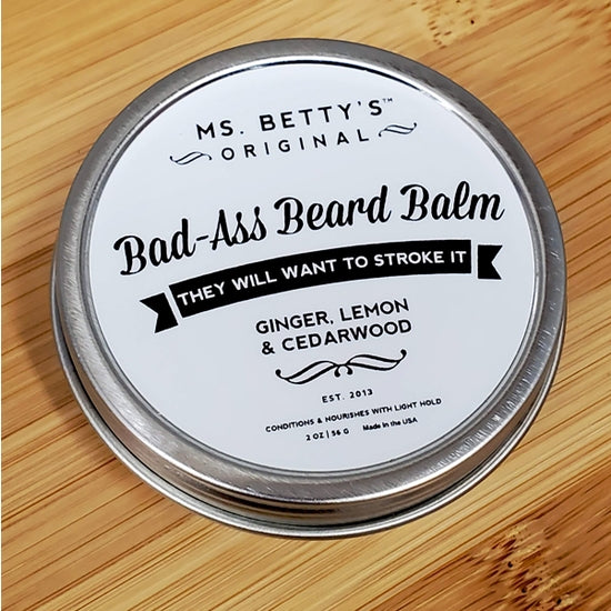 Bad-Ass Beard Balm in Ginger, Lemon & Cedarwood-Lemons and Limes Boutique